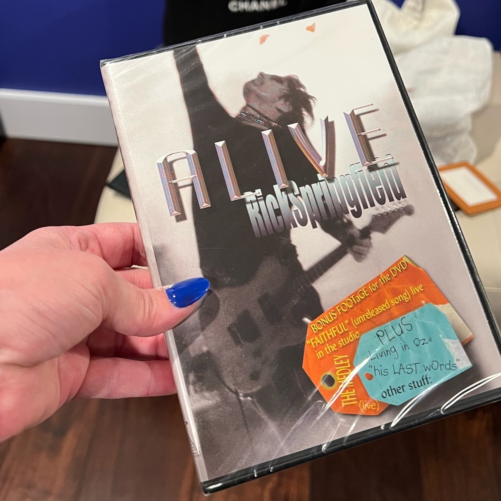 NEW Alive Rick Springfield DVD